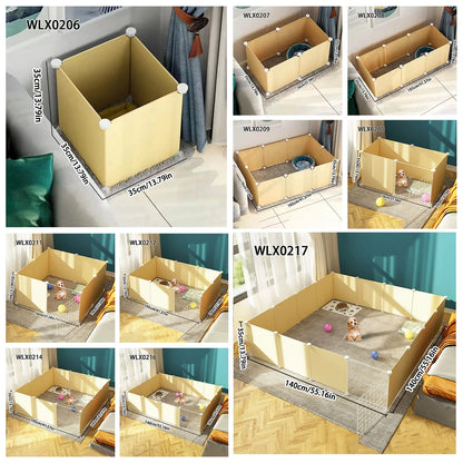 Small Pet Enclosure, Dog Maternity Isolation Pen, Indoor Small Pet Protective Fence, Diy-Assembled Dog House
