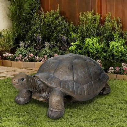 Turtle Statues Garden Outdoor Decor Fiber Reinforced Concrete Lawn Sculptures Charming Tortoise Figurines Whimsical Yard