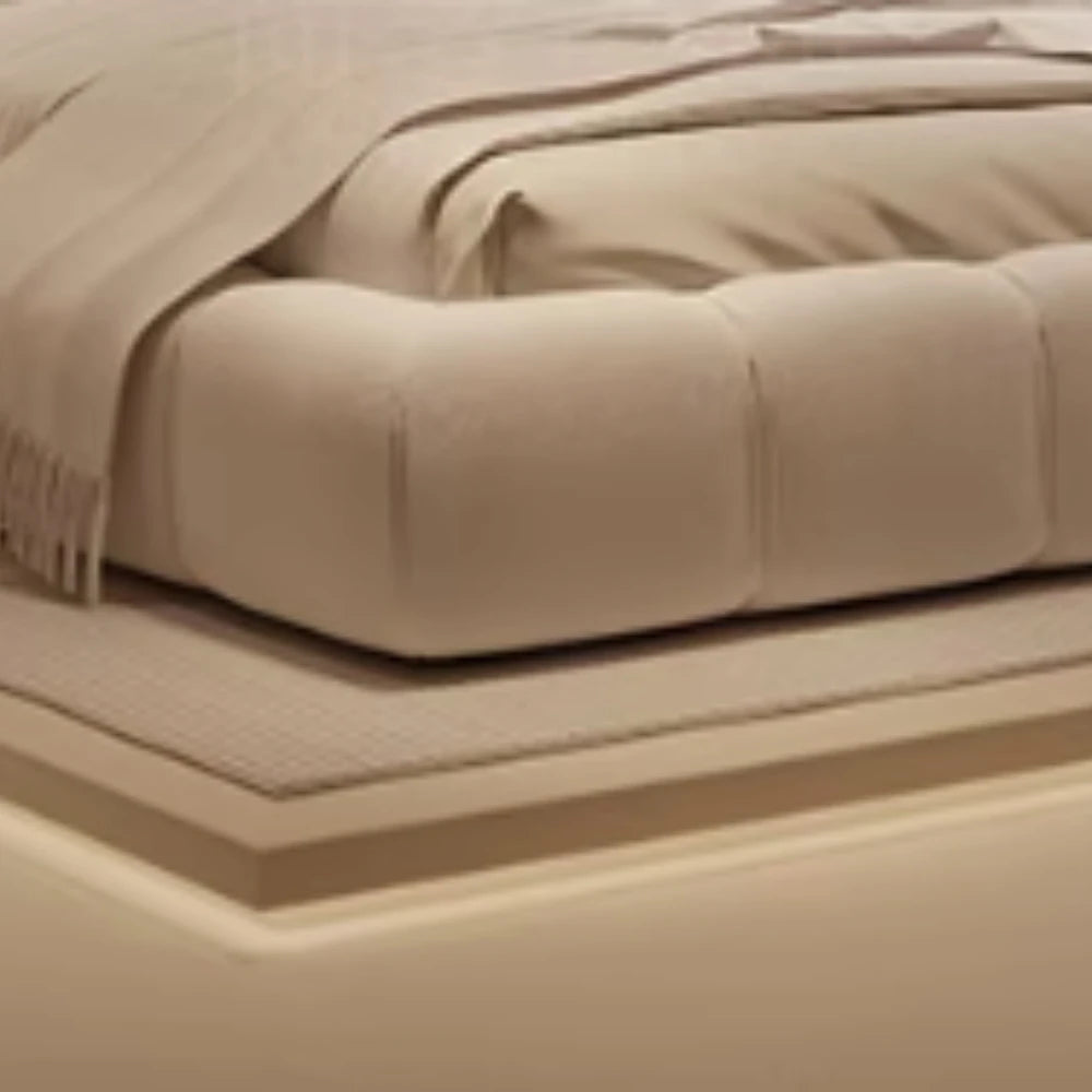 European Fancy Bed Frames Queen White Lounge Deluxe Bed Upholstery