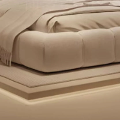 European Fancy Bed Frames Queen White Lounge Deluxe Bed Upholstery