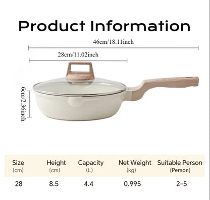 Ceramic Cookware Sets Pots and Pans Set Nonstick  Induction Cookware Kitchen Cooking Set with Frying Pans Set