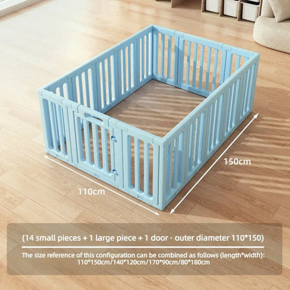 DIY Puppy Playpen Adjustable Plastic Dog Play Fence Safety Door Indoor Dogs Fences Portable Small Medium Dogs Pet Cage Enclosure