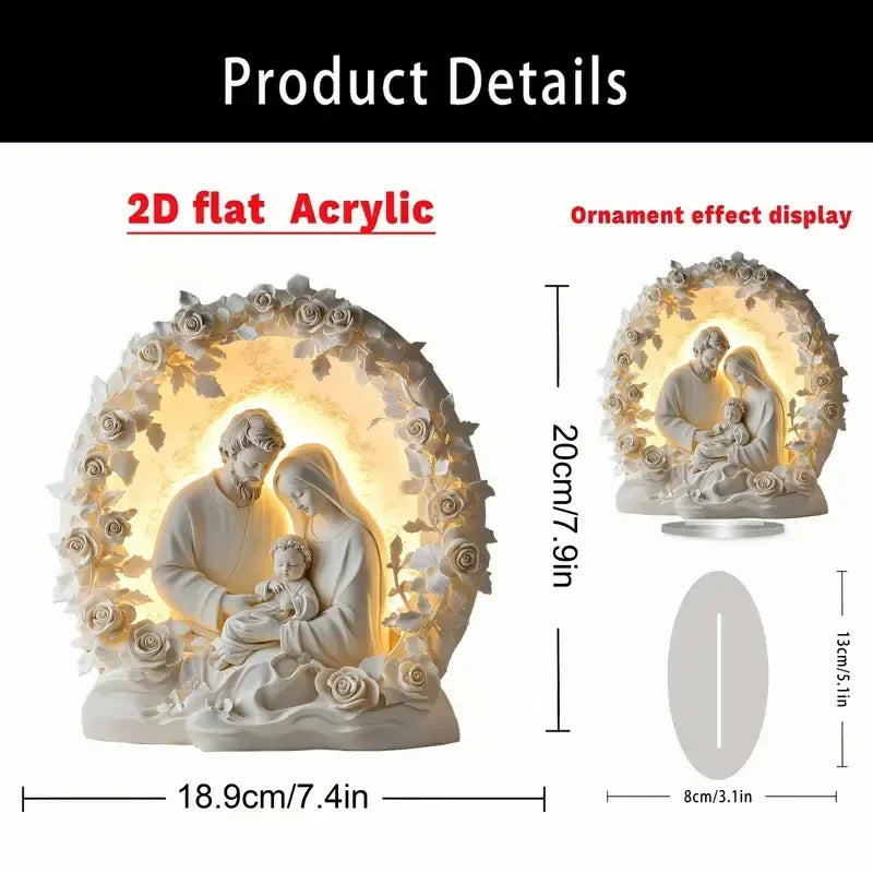 Ramadan Festival 2D Acrylic Moon Craft Ornaments 2025 New Eid Al-fitr Mubarak Decoration Islamic Muslim Home Party Table Gift