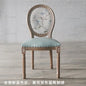 European Retro Dining Chairs Restaurant Old Solid Wood Stool Furniture Diffuse Cafe Hotel New Chinese Designer Fashion Chair