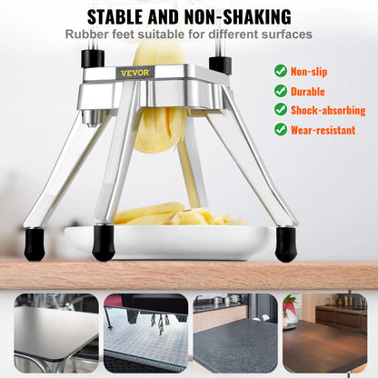 Vegetable Fruit Dicer Cutter Potato Slicer Chopper 4 Blades & Tray Manual Cutting Machine home appliance