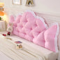 Lace Headboard Soft Cushion Nordic Style Pillow, No Need To Disassemble and Wash Waist Protection Against Tatami Soft Bag