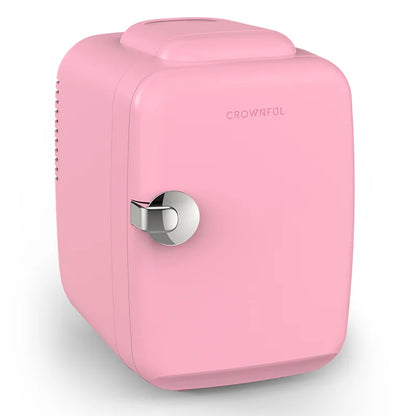 4L Mini Fridge 110V 220V Beauty Makeup Skincare Refrigerator AC/DC Heated Cooling Beauty Refrigerator Car Mini Fridge