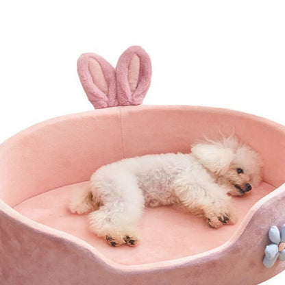 Detachable Pet Bed  Washable Dog Sleeping Bed Soft Comfortable Warm Cat Bed for Four Seasons Soft Pet Bed