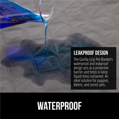 Waterproof Dog Blanket, Couch Cover for Dogs Washable, Protects Sofa, Furniture, Crate, Car, RV Essentials