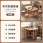 Dark Folding Dining Tables Slim Provincial Chic Modern Dining Tables Retro Mid Century Mesa Comedor Plegables Furniture For Home