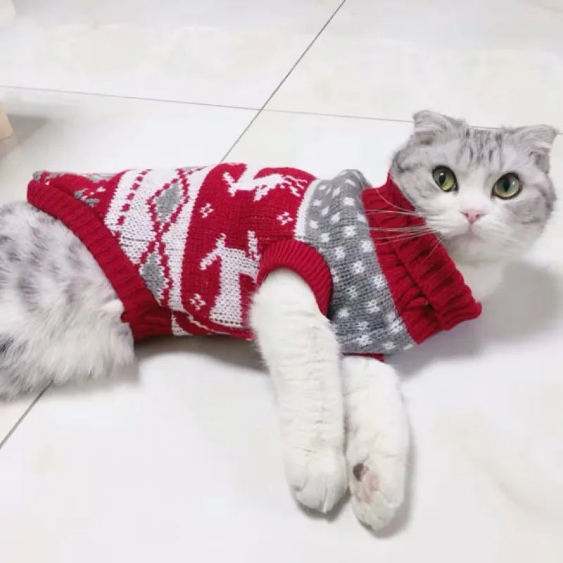 XS-XXL Christmas Pet Dog Sweaters