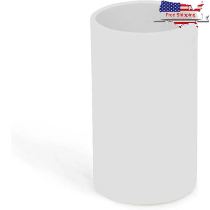 White Round Bathroom Tumbler Accessory