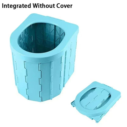 Outdoor Folding Toilet Portable Car Toilet Travel Self-driving Tour Camping Toilet Emergency Toilets for Adults Women Children