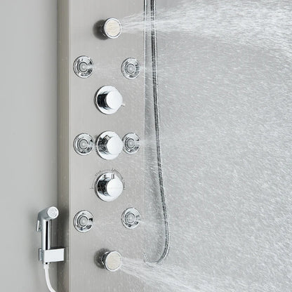 Bathroom Shower Panel LED Rainfall/Waterfall Shower Head