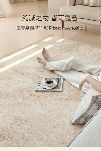 Minimalism Bedroom Decor Marble Carpet Light Luxury Carpets for Living Room Fluffy Soft Plush Floor Mat Home Thick Washable Rug