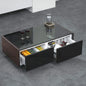 Coffee Table With Builtin Fridge Bluetooth Speaker Wireless Charging Modern Smart Touch Control