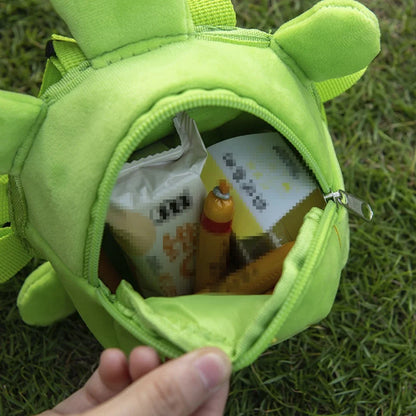 Cartoon Turtle Shape Dog Backpack No-Pull Pet Harness Vest Self Carrier Metal Zipper Large Capacity Backpack
