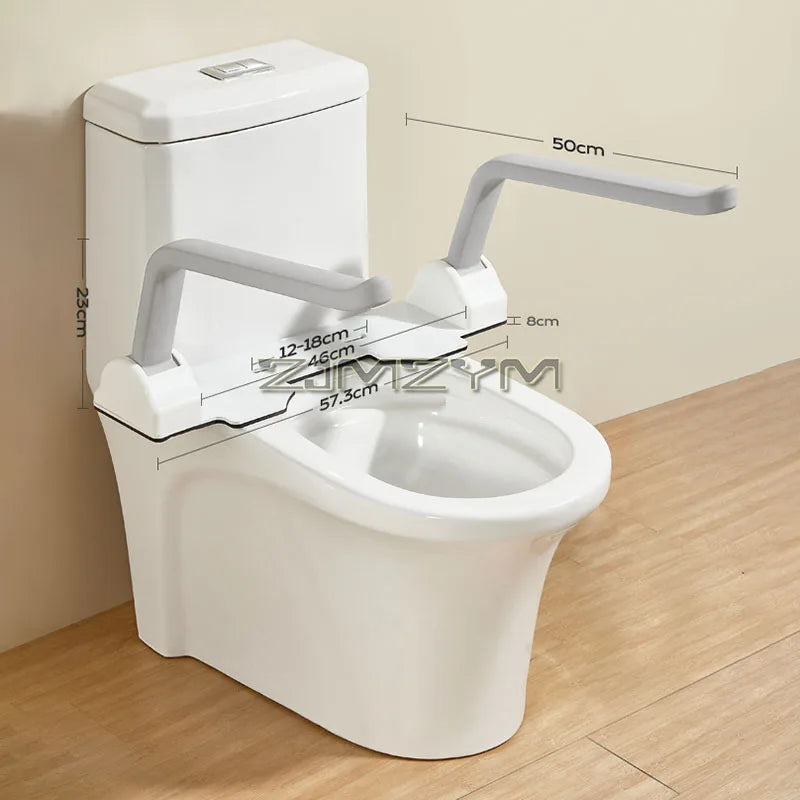Toilet Handrail for the Elderly Safety Non-slip Toilet Bathroom Help Shelf Toilet Seat Foldable Handle