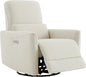Power Recliner Chair Swivel Glider, FSC Certified Fabric Living Room Nursery Reclining Sofa Chair with Lumbar Support