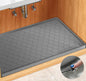 Waterproof Under Sink Mat -34” x 22” Cabinet Liner for Kitchen & Bathroom, Shelf Protector Silicone