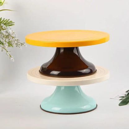 10Inch Pastry Turntable Cake Stand ABS Pastry Rotating Tray Decorating Supplies