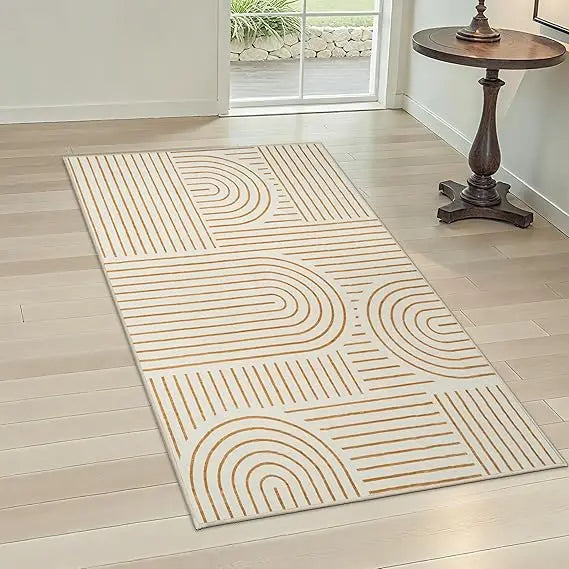 10x14 Living Room Area Rug - Modern Abstract Large Area Rugs Non-Slip Stain Resistant Carpets
