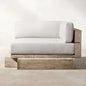 Japanese Style Waterproof and Sunscreen Garden Sofa, Minimalist Designer, Modern Garden Sofa, Artistic Outdoor Furniture, Divano
