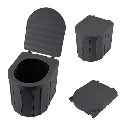 Outdoor Folding Toilet Portable Car Toilet Travel Self-driving Tour Camping Toilet Emergency Toilets for Adults Women Children