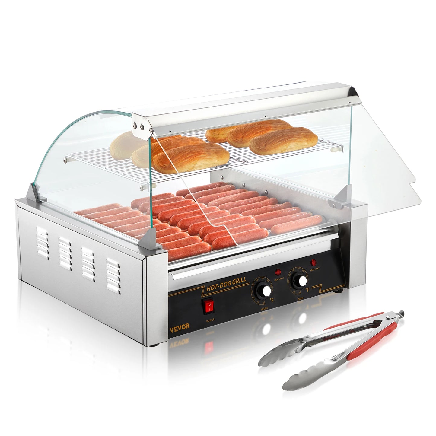 5/7/11 Rods Commercial Hot Dog Roller Electric Sausage Maker Barbecue Grill Machine for Camping Party Home Appliance
