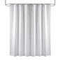 Heavy Duty Solid Shower Curtain Fabric Waterproof Bathroom Curtain Long Stall Size 230CM Black White Grey Brown Blue Color