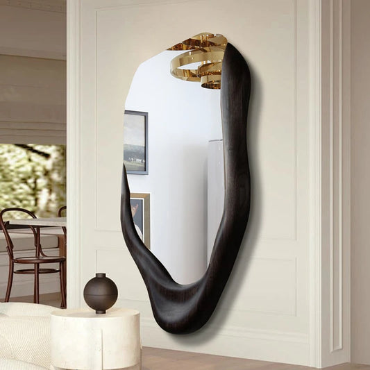Irregular Wall Mirror Living Room Modern Girls Men Bedroom Bathroom Luxury Funky Mirror Asymmetrical Espelhos Home Decorations