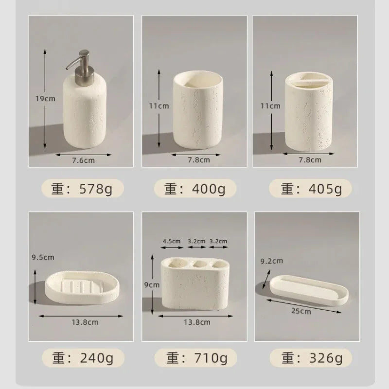 Bathroom Lotion Bottle Toothbrush Holder Tray Toiletry European Home Bathroom Products Hotel Electric Toothbrush Shelf