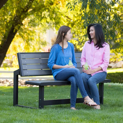 Outdoor Convertible Bench, 55 Inch, Harbor Gray