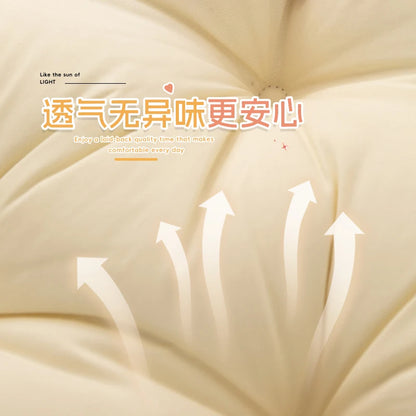Lace Headboard Soft Cushion Nordic Style Pillow, No Need To Disassemble and Wash Waist Protection Against Tatami Soft Bag