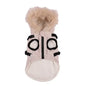 Winter Pet Dog Jacket With Harness Warm Dog Clothes Waterproof Hooded Coat for Small Medium Dogs