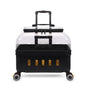 Dog Cat Transparent Bubble Carrier Airline Approved Hard Shell Portable Rolling Luggage Travel Case Dog Stroller Dog Car