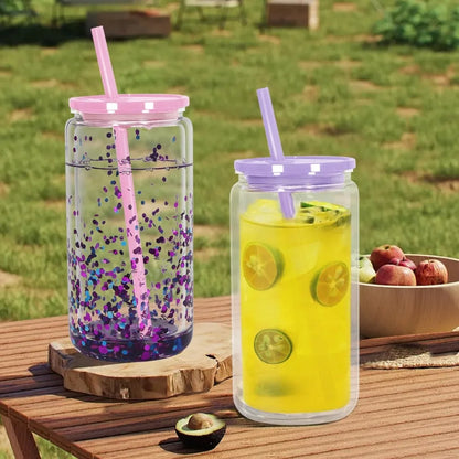 16 oz Acrylic Snow Globe  Tumbler