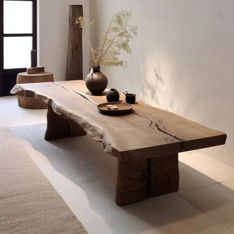 Restaurant Minimalist Dining Table Nordic Wooden Living Room Dining Table Kitchen Luxury Modern