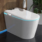 Nordic Smart Toilet With Bidet And Auto-Open Lid, ADA Compliant Chair Height,Soft-Closing Heat Seat, Tankless 1.28 Gall