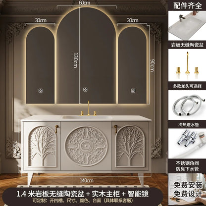 Luxury Skincare Bathroom Cabinet Over Dressers Organizer Mirror Storage Cupboard Perfume Vanity Archivadores Trendy Furniture