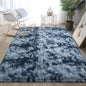 Lochas Super Soft Plush Tie Dye Velvet Rugs for Home Decor