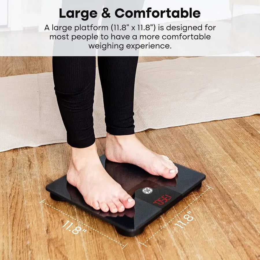 Bathroom Scale for Body Weight, Digital Weight Scales 500lb Heavy Duty Measuring Device for People Accurate BMI Weighing Machine