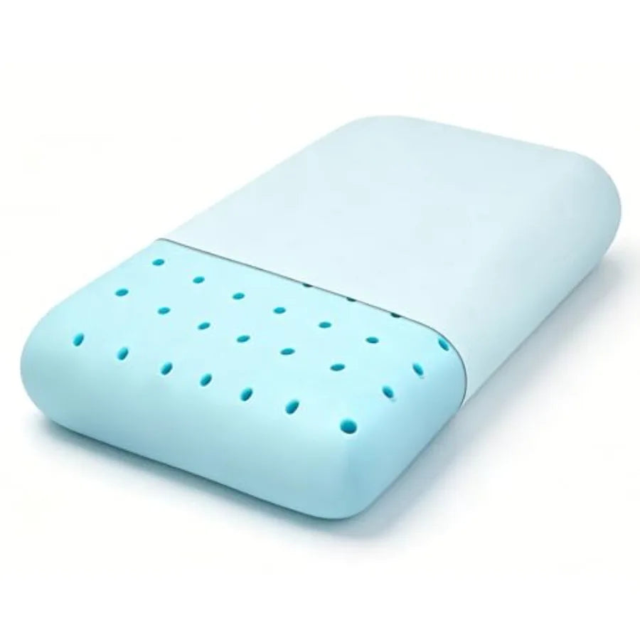 Cooling Memory Foam Pillow, Bed Pillow for Sleeping, Standard Size, Breathable Memory Foam, Premium Support with Washabl