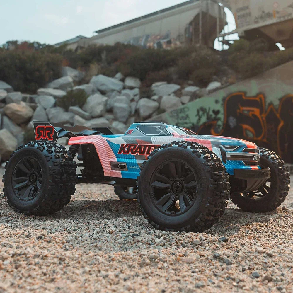 ARRMA ARA8608V6 KRATON V6 6S 4X4 BLX Brushless 1/8 RC Electric Remote Control Model Car Monster Truck Adult Children's Toys