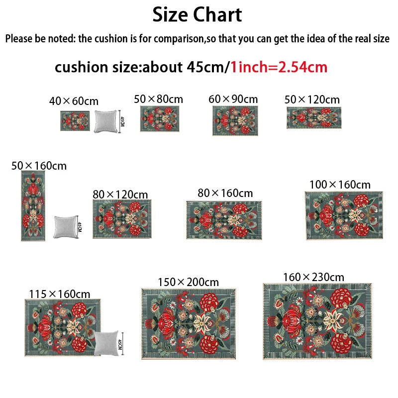 Dopamine Geometric Pattern Area Rug Non-Slip Washable Durable Carpet for Living Room Sofa Bedroom Side Home Decor