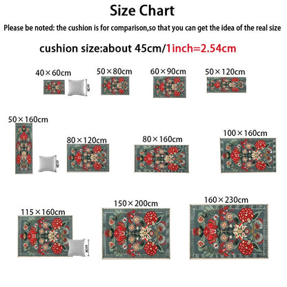 Dopamine Geometric Pattern Area Rug Non-Slip Washable Durable Carpet for Living Room Sofa Bedroom Side Home Decor
