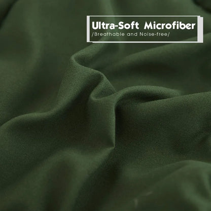 3pc Green Queen Size Down Alternative Comforter Set for Cozy Bedroom Decor Hypoallergenic and Lightweight with Soft Touch Fabri
