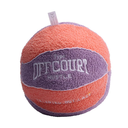 25CM Offcourt Basketball Plush Pillow Soft and Trendy Basketball Plush Toy Children Birthday Boyfriend Gifts Home Decoration