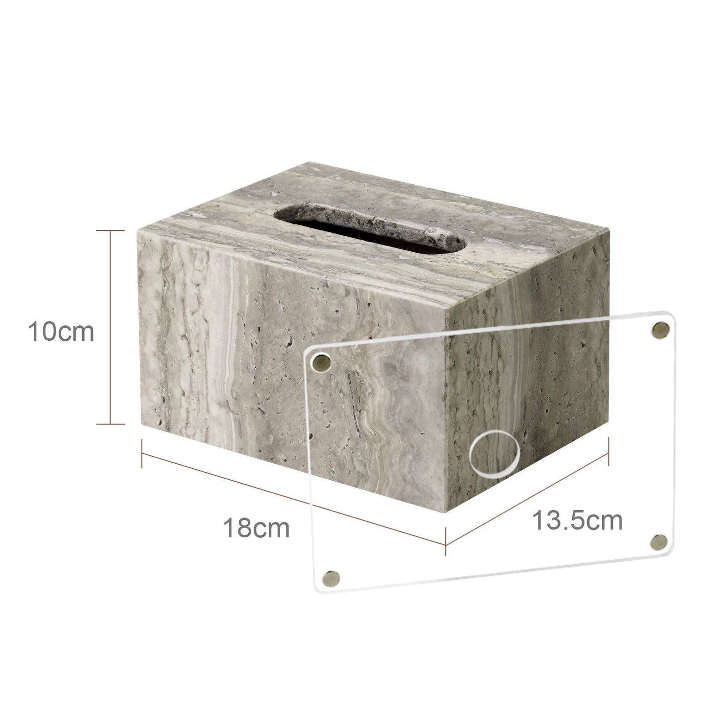 Grigio Travertino Bathroom Accessories Sets Vintage Marble Soap Holder Soap Dispenser Vanity Tray Bathroom Set