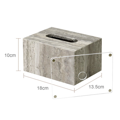 Grigio Travertino Bathroom Accessories Sets Vintage Marble Soap Holder Soap Dispenser Vanity Tray Bathroom Set